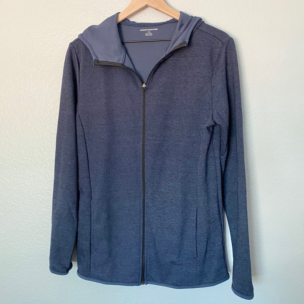 NWOT ESSENTIALS Performance Full-Zip Hoodie, Small